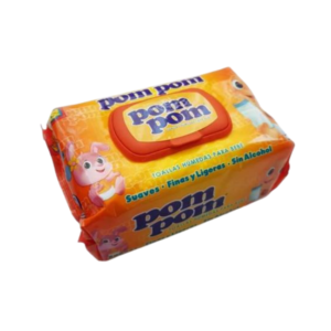TOALLAS HUMEDAS POMPOM 80 UNIDADES