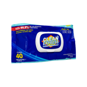 TOALLA HUMEDA CLEAN EXPRESS DE 40 UNIDADES