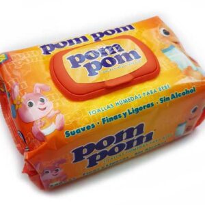 TOALLAS HUMEDAS POMPOM 80 UNIDADES