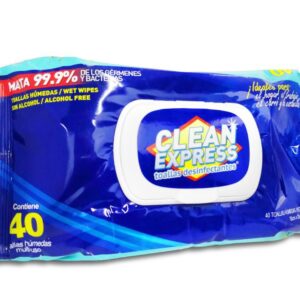 TOALLA HUMEDA CLEAN EXPRESS DE 40 UNIDADES