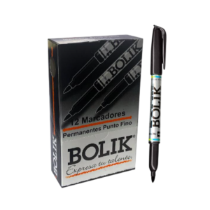 MARCADORES PERMANENTES PUNTO FINO BOLIK