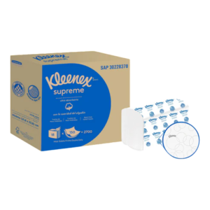 TOALLA INTERF. AIRFLEX KLEENEX SUPREME 2 PLY CAJA 18X150 HJS