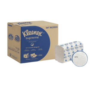 TOALLA INTERF. AIRFLEX KLEENEX SUPREME 2 PLY CAJA 18X150 HJS