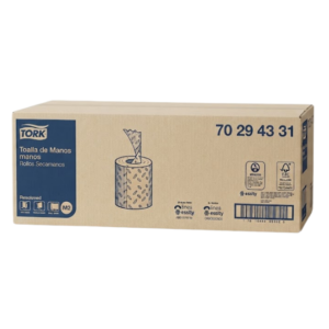 TOALLA ROLLO FLUIDO CENTRICO TORK 06 ROLLOS CAJA 837 HJS.