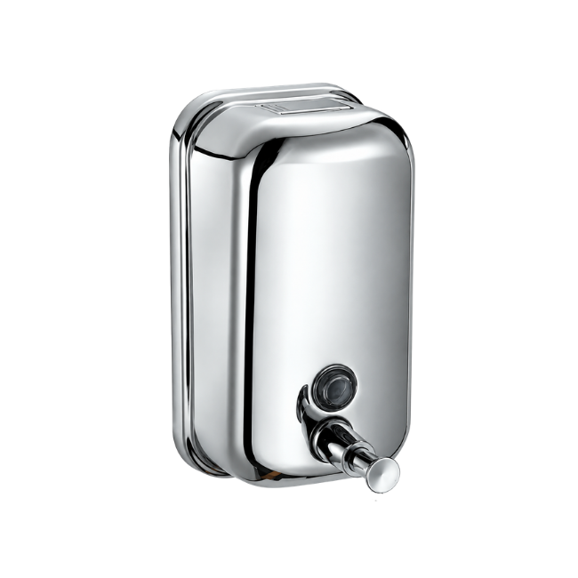 DISPENSADOR JABON RELLENABLE ACERO INOXIDABLE 1*800 ML