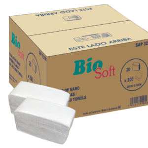 TOALLA INTERFOLIADA BIO SOFT 2PLY 20X200