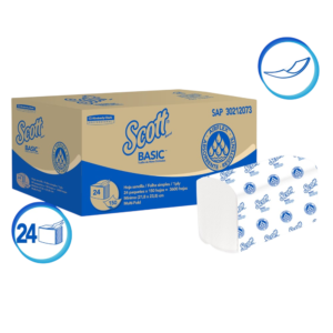 TOALLA INTERFOLIADA AIRFLEX SCOTT BASIC 1 PLY 24X150