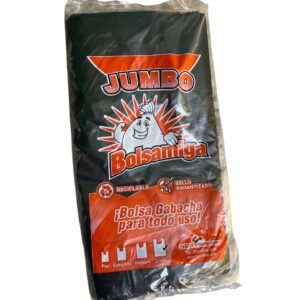 BOLSA GABACHA NEGRA MEDIANA, 100*1 JUMBO