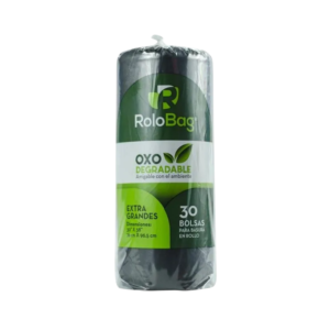 BOLSA NEGRA ROLOBAG EXTRA GRANDE 30X38 ROLLO 30*1