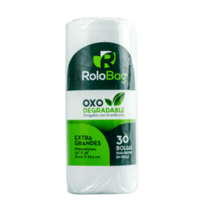 BOLSA BLANCA ROLOBAG EXTRA GRANDE 30X38 ROLLO 30*1