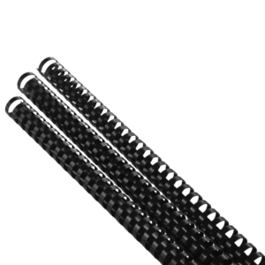 ESPIRAL PLASTICO NEGRO DE 38 ANILLOS