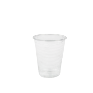 VASO PLASTICO TRANSPARENTE 8 ONZ. PAQUETE 25*1