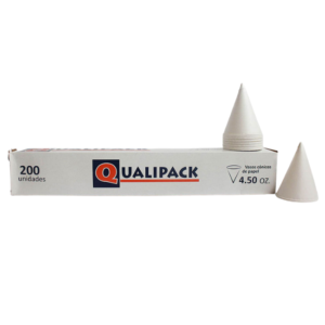 VASO CARTON CONICO 4.5 ONZ. CAJA, 200*1