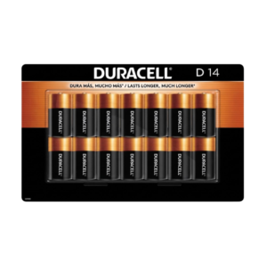 BATERIA DURACELL ALCALINA D PAQ. 14*1