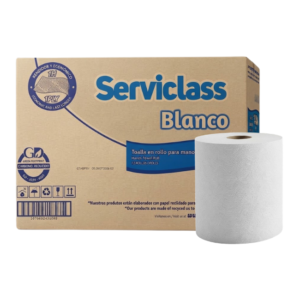 TOALLA ROLLO MANO SERVICLASS CAJA 12X240 MTS.
