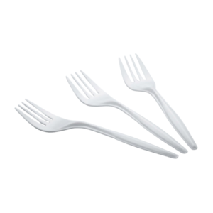 TENEDOR PLASTICO PAQUETE 25*1