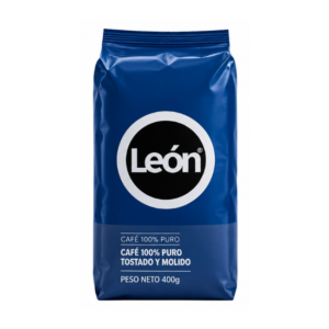 CAFÉ PARA HERVIR LEON AZUL 400 GRS.