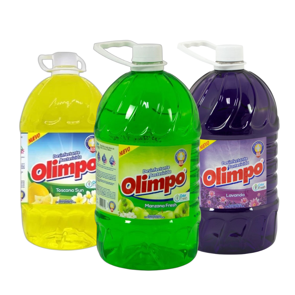 DESINFECTANTE LIQUIDO OLIMPO, GALON VARIOS AROMAS