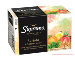 TE SUPREMO DE SABORES CAJA, 20X1