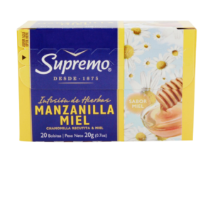 TE SUPREMO MAZANILLA-MIEL CAJA, 20X1