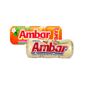 JABON ROPA BOLA AMBAR PAQ. 3*1