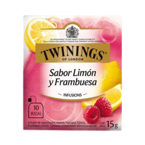 TE LIMON Y FRANGUESA TWININGS, CAJA 10*1