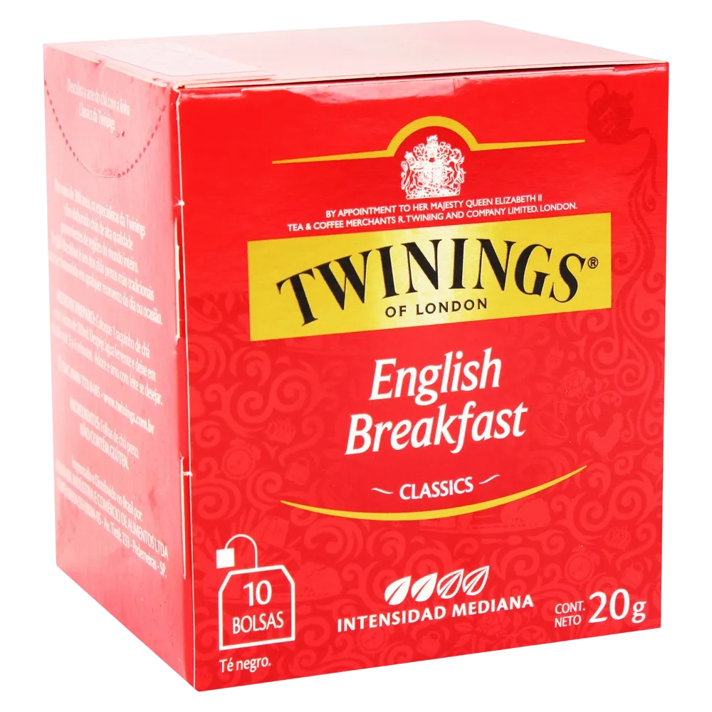 TE ENGLISH BREAKFAST TWININGS, CAJA 10X1