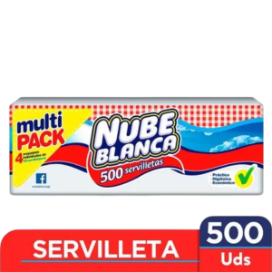 SERVILLETA CUADRADA NUBE BLANCA 1*500