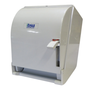 DISPENSADOR TOALLA ROLLO MANO SANITISU CON PALANCA