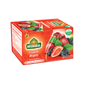 TE FRUTOS ROJOS HINDU, CAJA 20X1