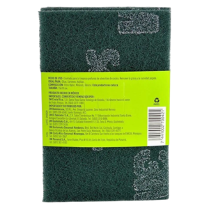 ESPONJA VERDE 3M" 6*4