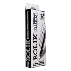 LAPICERO NEGRO ULTRA BOLIK CAJA 12*1