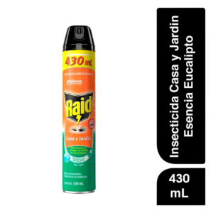 INSECTICIDA RAID CASA Y JARDIN 430 ML.