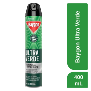INSECTICIDA BAYGON ULTRA VERDE 400 ML.
