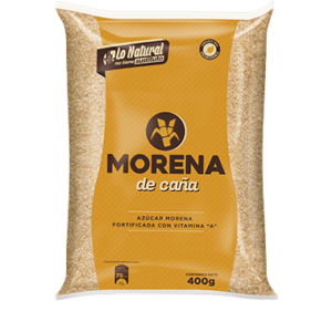 AZUCAR CAÑA REAL BOLSA 400 GRS. MORENA