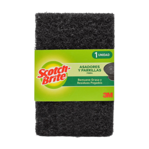 ESPONJA SCOTCH BRITE NEGRA PARA PARILLA