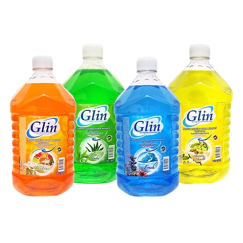 JABON LIQUIDO MANO GLIN, GALON VARIOS AROMAS