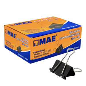 BINDER CLIP DE 41 MILIMETROS
