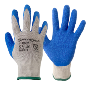 GUANTES SAFETY PALMA DE LATEX RUGOSO