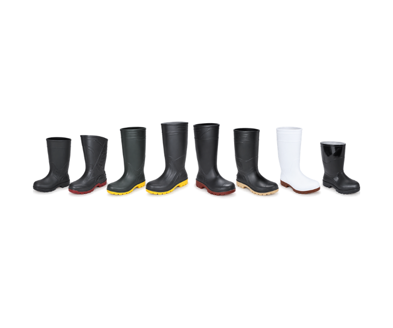 BOTAS DE HULE NORMALES Y CON PUNTA DE ACERO