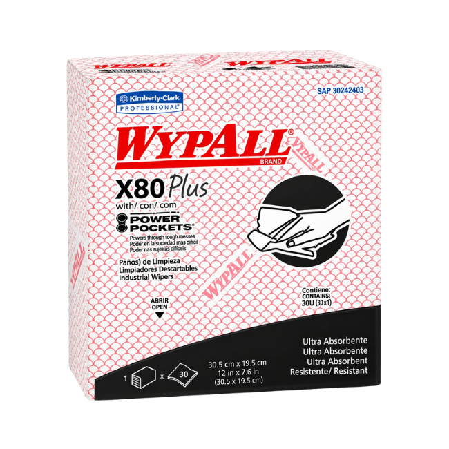 WYPALL® X80 INTERFOLIADO – 30 UNIDADES