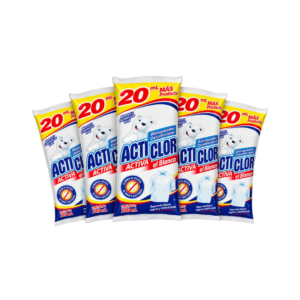 CLORO LÍQUIDO ACTICLORO POPULINO PAQUETE 1*6 DE 220 ML