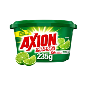 Lavaplatos Axion Limón Pasta Arrancagrasa - 235g. - Cleanreyza/Guatemala
