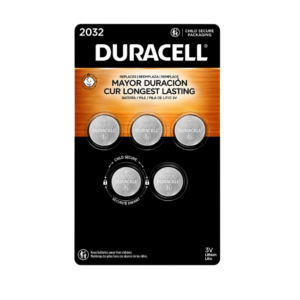 DURACELL PILAS BOTÓN DE LITIO CR2032 – 8 UNIDADES