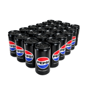 PEPSI BLACK GASEOSA ZERO AZÚCAR EN LATA – 24 UNIDADES / 237 mL